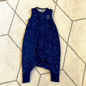 Woolino navy blue 18-36 months wearable blanket